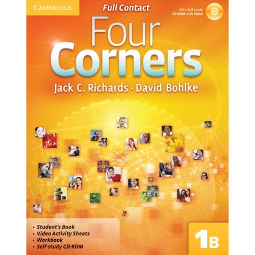 FOUR CORNERS FULL CONTACT WITH SELF-STUDY CD-ROM 1B