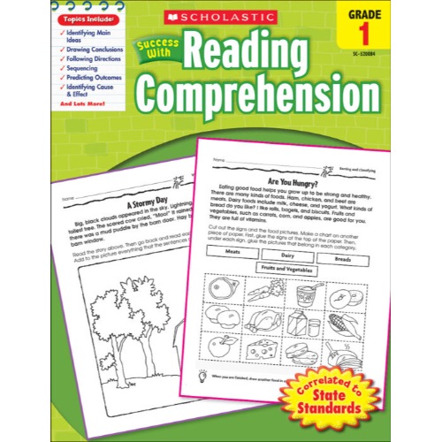 SCHOLASTIC SUCCESS GRADE 1 WITH READING COMPREHENSION