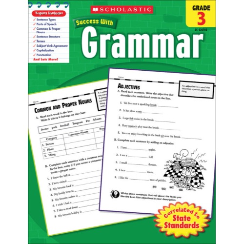 SCHOLASTIC SUCCESS GRADE 3 WITH GRAMMAR