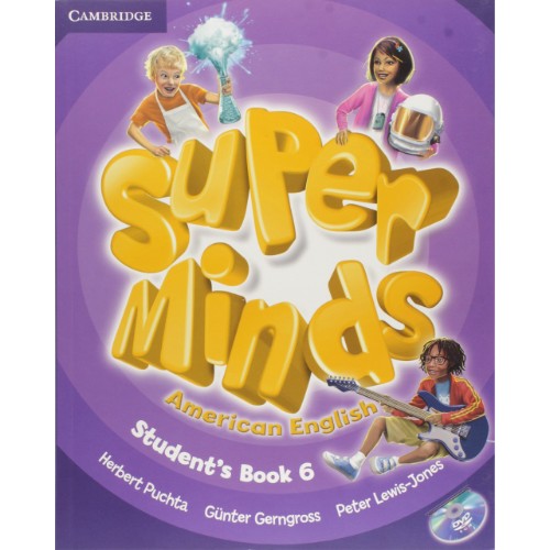 AMERICAN ENGLISH SUPER MINDS STUDENT'S BOOK WITH DVD-ROM 6