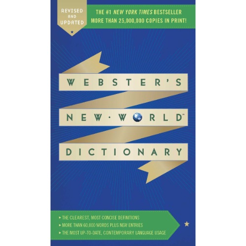 WEBSTERS NEW WORLD DICTIONARY