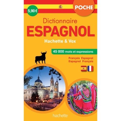 DICTIONNAIRE POCHE HACHETTE VOX  BILINGUE ESPAGNOL