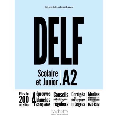 DELF A2 SCOLAIRE ET JUNIOR NOUVELLE ÉDITION + DVD-ROM