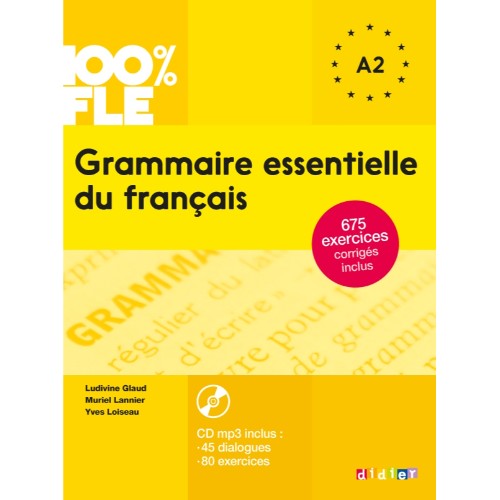 GRAMMAIRE ESSENTIELLE DU FRANÇAIS NIV. A1 A2  - LIVRE + CD