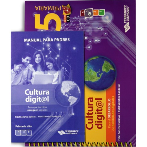 CULTURA DIGIT@L 5. (CON MANUAL PARA PADRES DE FAMILIA Y CD)