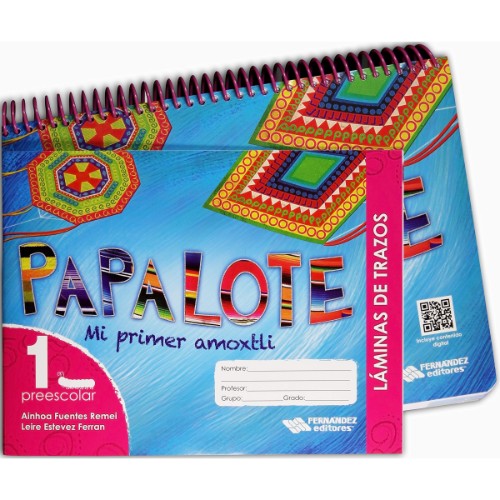 PAPALOTE LIBRO TRAZOS  KINDER 1 CON MED Y CD ( NOV 2016 )