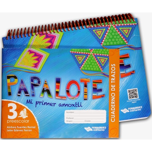 PAPALOTE LIBRO TRAZOS  KINDER 3 CON MED Y CD ( NOV 2016 )